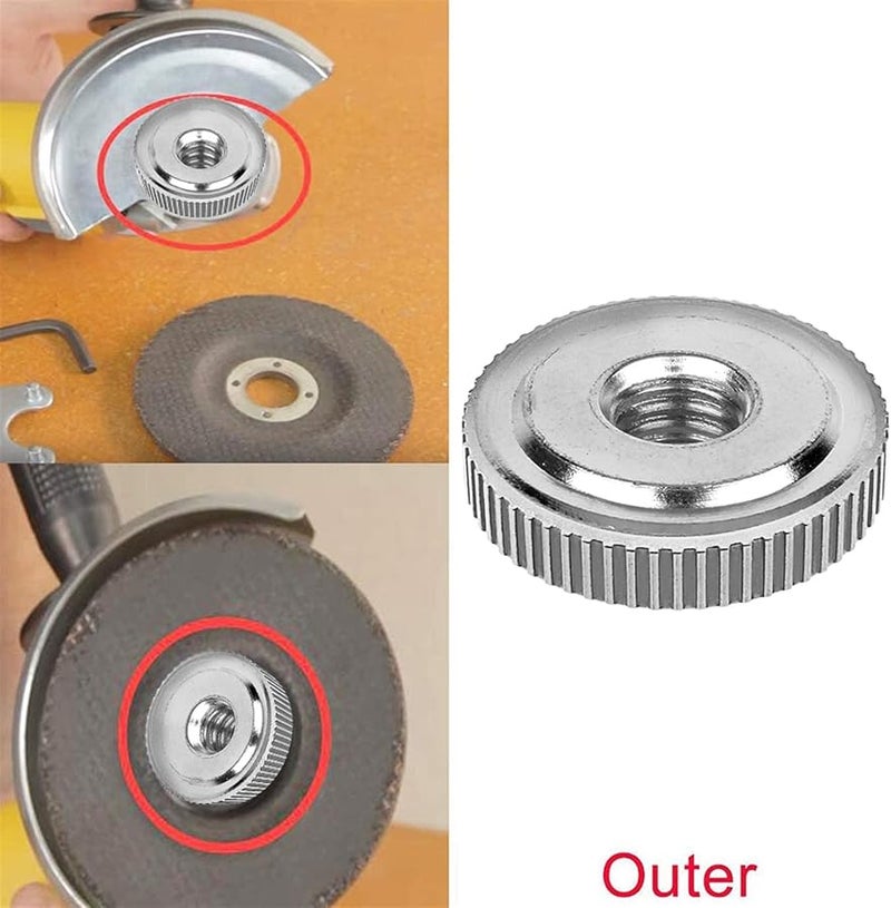 M14 Angle Grinder Chuck Tool with Quick Clamping and Release Self Locking Plate - Image 4